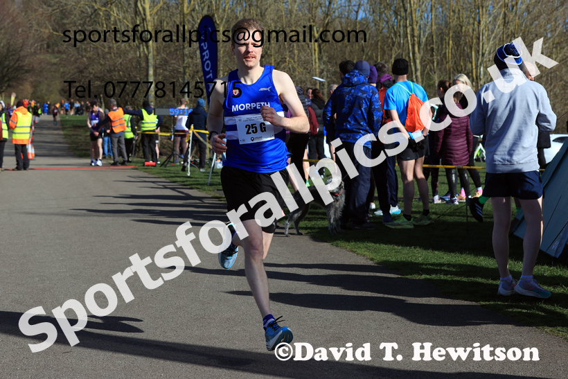 Senior Mens 2026 NECAA Royal Signals Road Relays, Hetton Lyons Country Park, Hetton le Hole. Photo: David T. Hewitson/Sports for All Pics